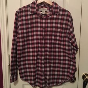 Red Flannel Button-up